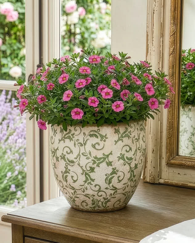 Pots & Planters - Irina Green Botanical Planter