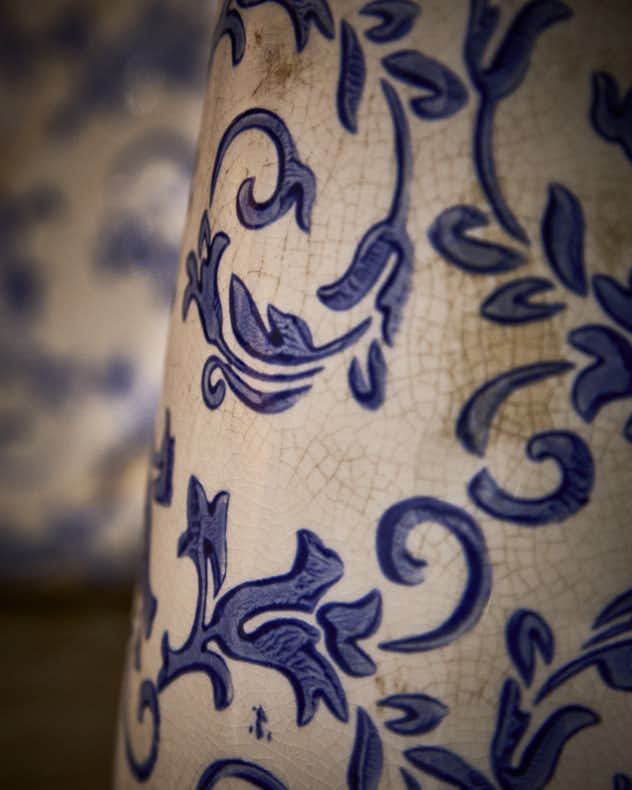 Solene Blue Botanical Kanne