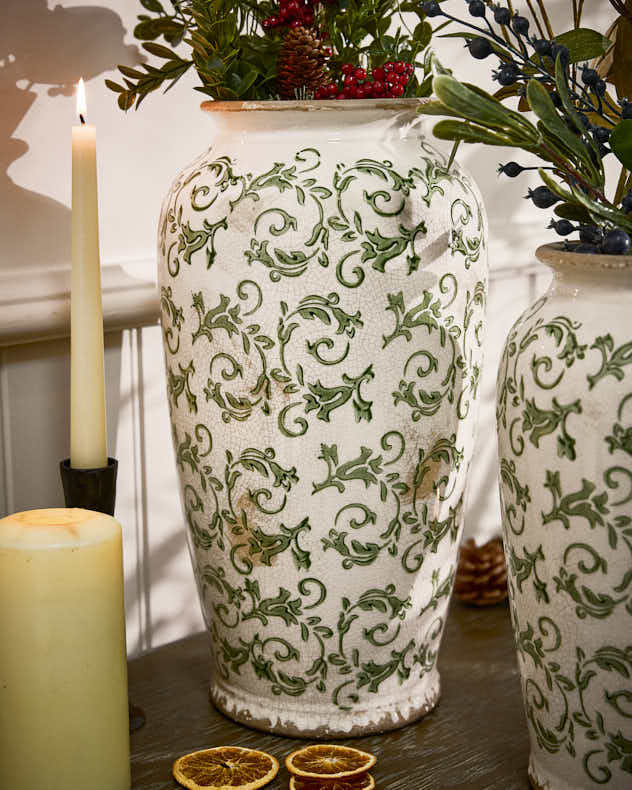 Irina Green Botanische Urnenvase