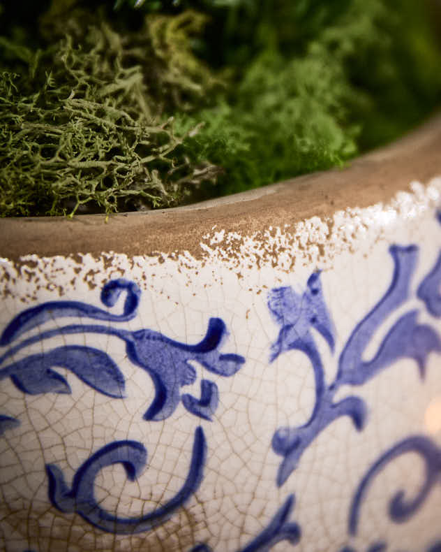 Solene Blue Botanical Pflanzgefäß