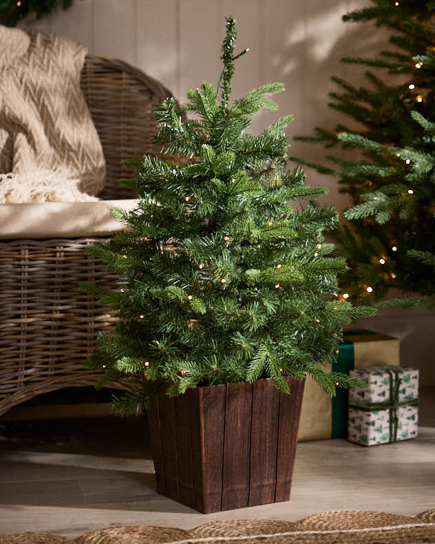 Brookleigh Pre-lit Front Door Tree - 3ft