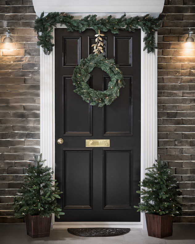 Brookleigh Pre-lit Front Door Tree - 3ft