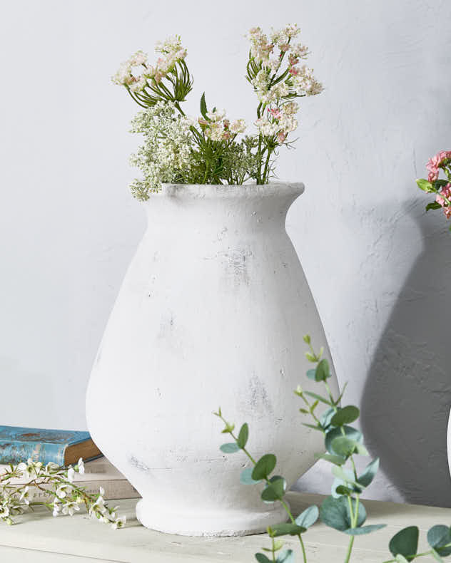 Textured Antique Style Vase Collection