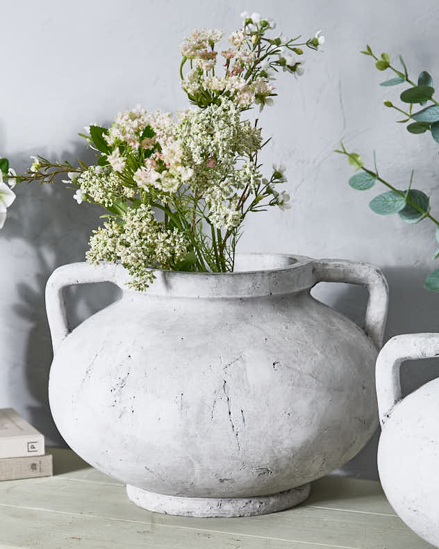 Antique Style Grey Vase Collection