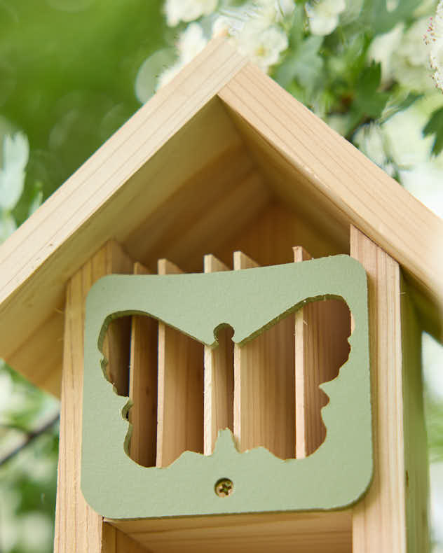 Sage Green Wooden Butterfly Barn