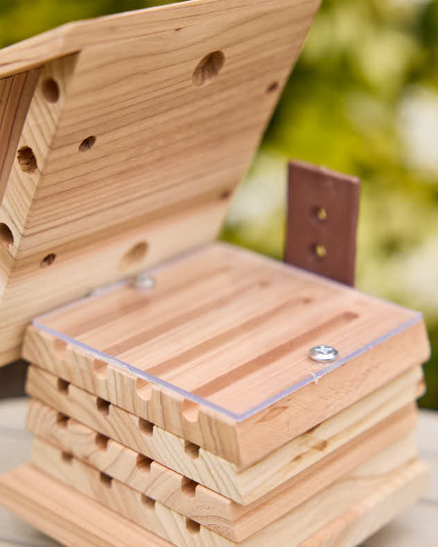 Rustic Wooden Bee Lodge