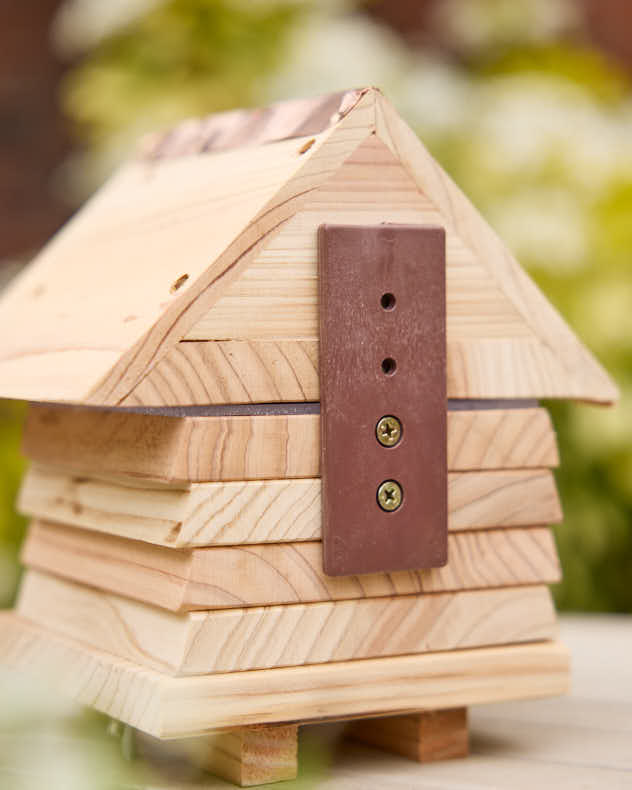 Rustic Wooden Bee Lodge