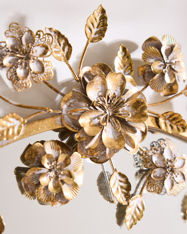Antique Rose Golden Mirror