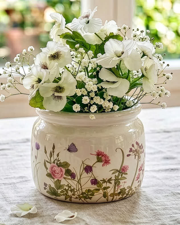 Meadow Inspired Ceramic Planters