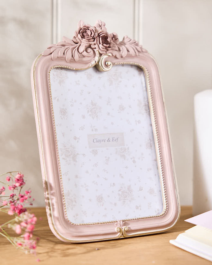 Rose Blush Antique Style Picture Frame