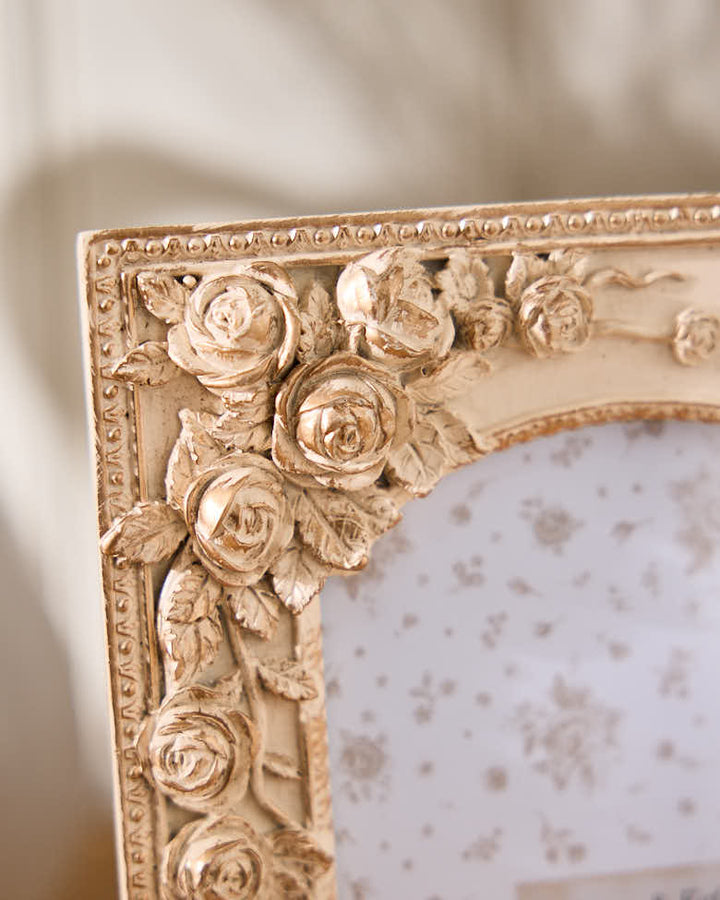 Ornate Garden Rose Picture Frame