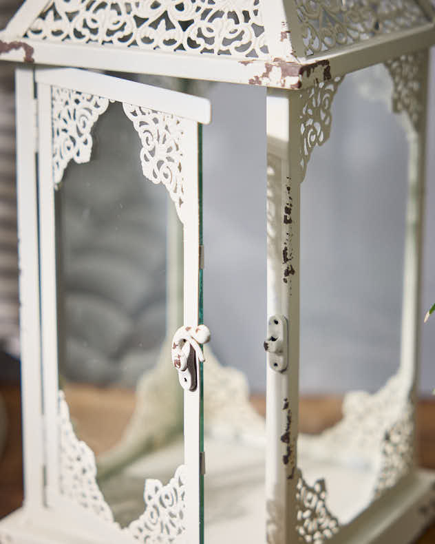 Lanterns - Ornate Ivory Lantern