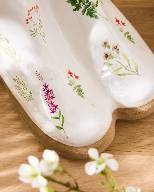 Personalisierte gemusterte Gummistiefel-Pflanzgefäße