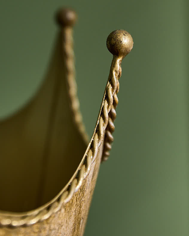 Vintage Gold Umbrella Stand