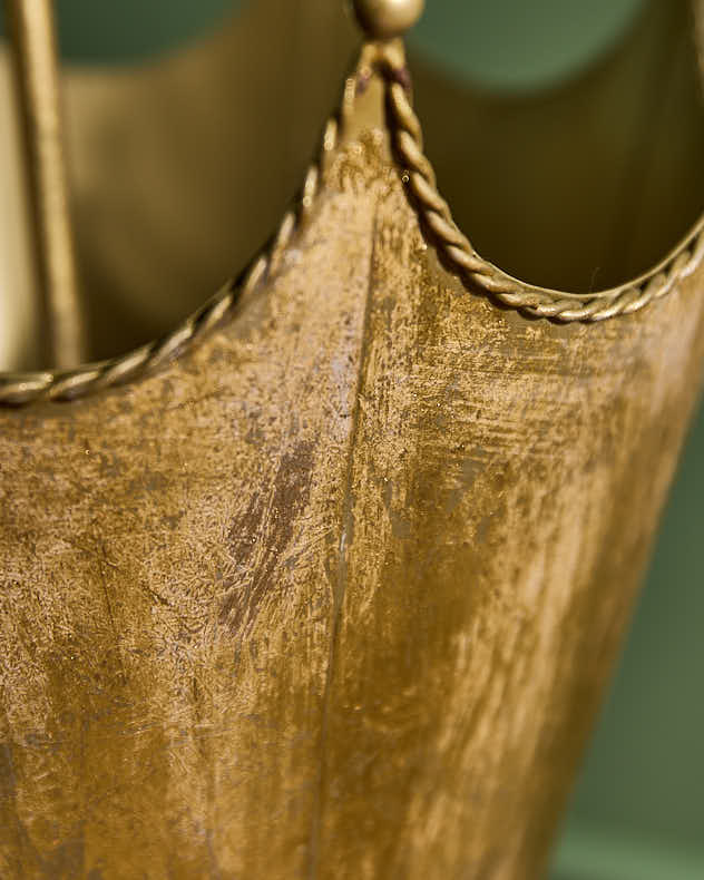 Vintage Gold Umbrella Stand