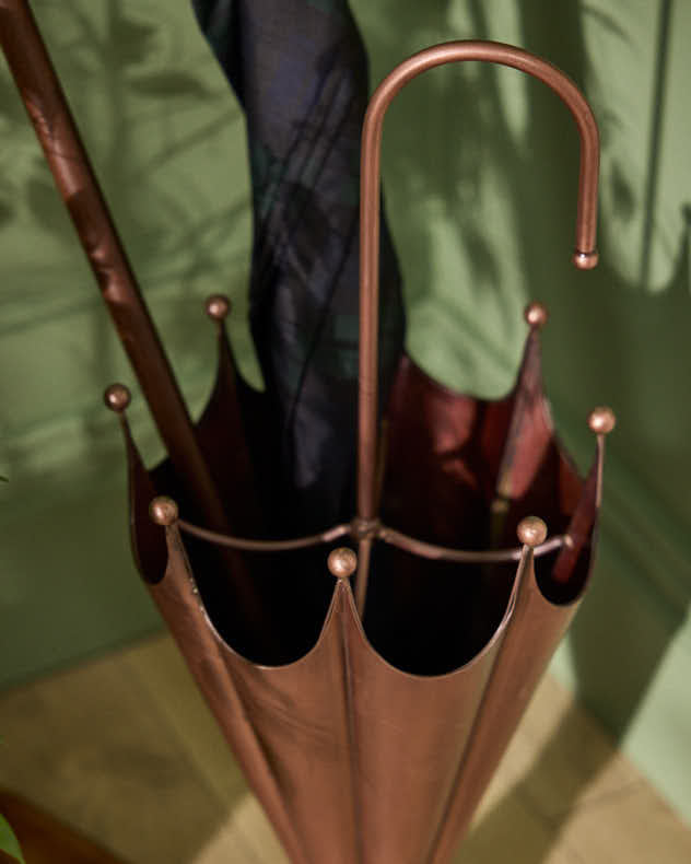 Brushed Copper Umbrella Stand