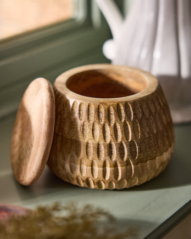 Wooden Box with Lid