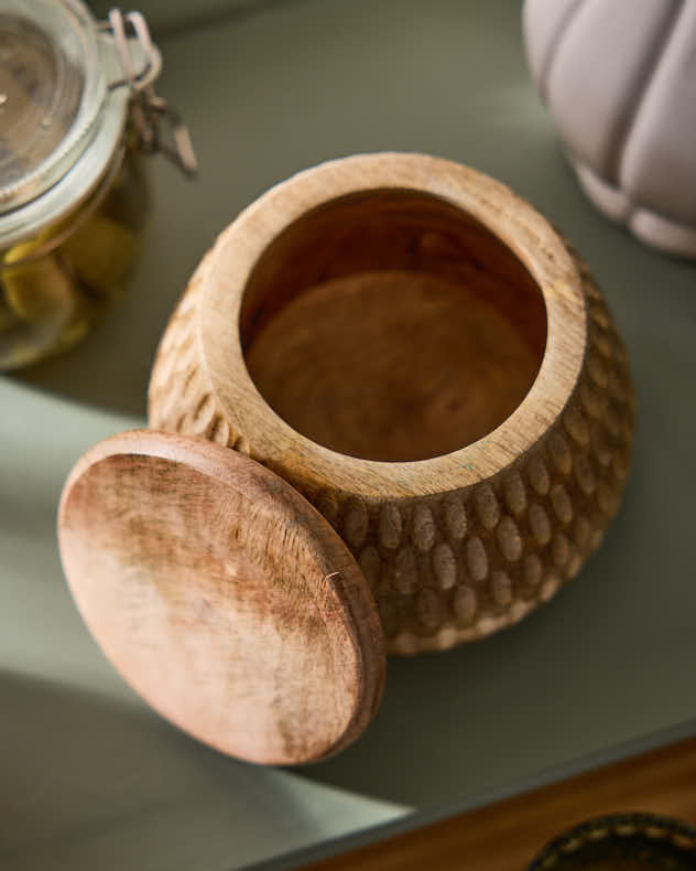 Wooden Box with Lid