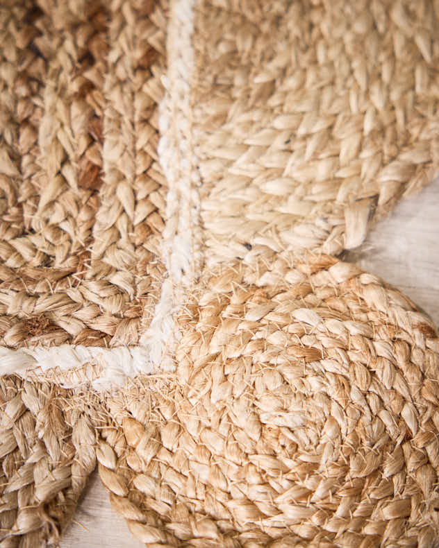 Nordic Jute Scalloped Rug