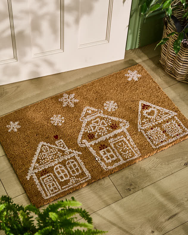 Gingerbread Homes Doormat