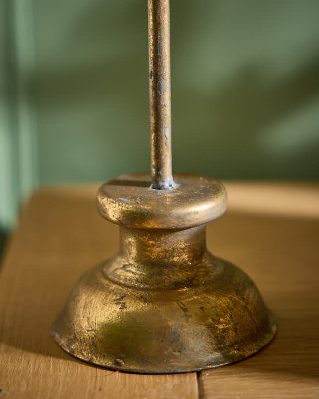 Copper Stag Candlestick