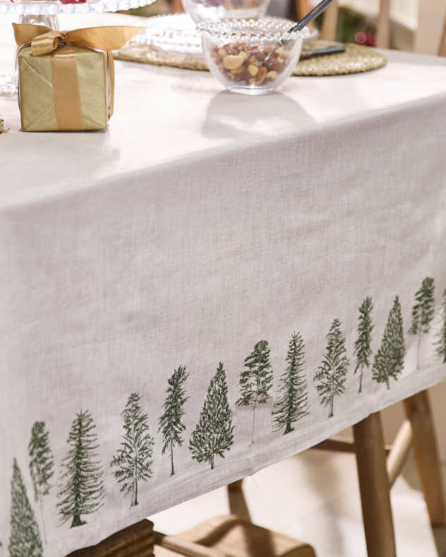 Northern Pinewood Tablecloth