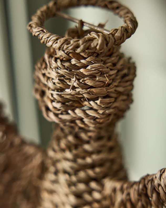 Wicker Angel Traditional Rattan Angel Decoration | Christmas Decorations | Dibor