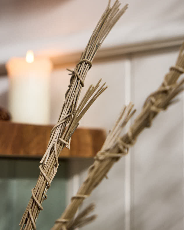 Rattan Woven Stag Head