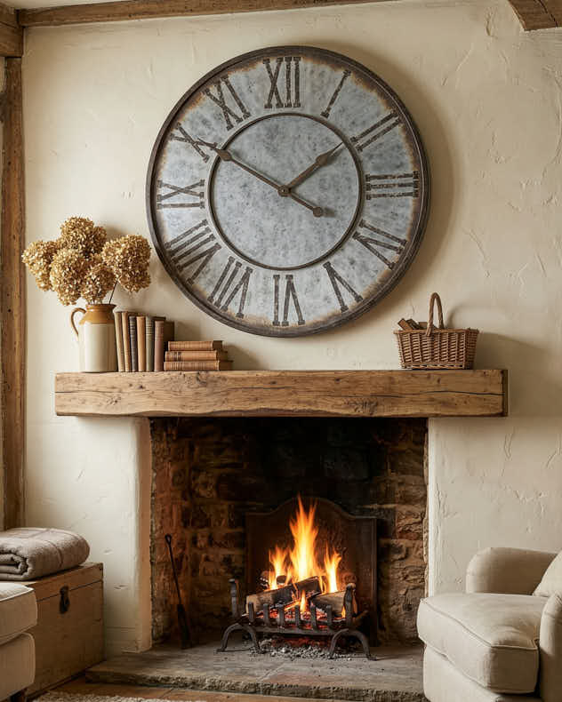 Clocks - Vintage Galvanised Clock