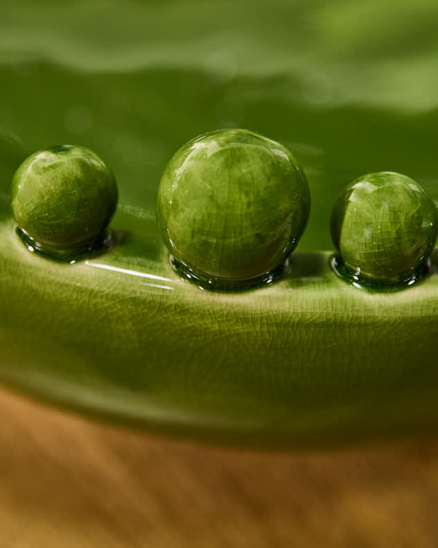 Emerald Pearl Ceramic Bowl