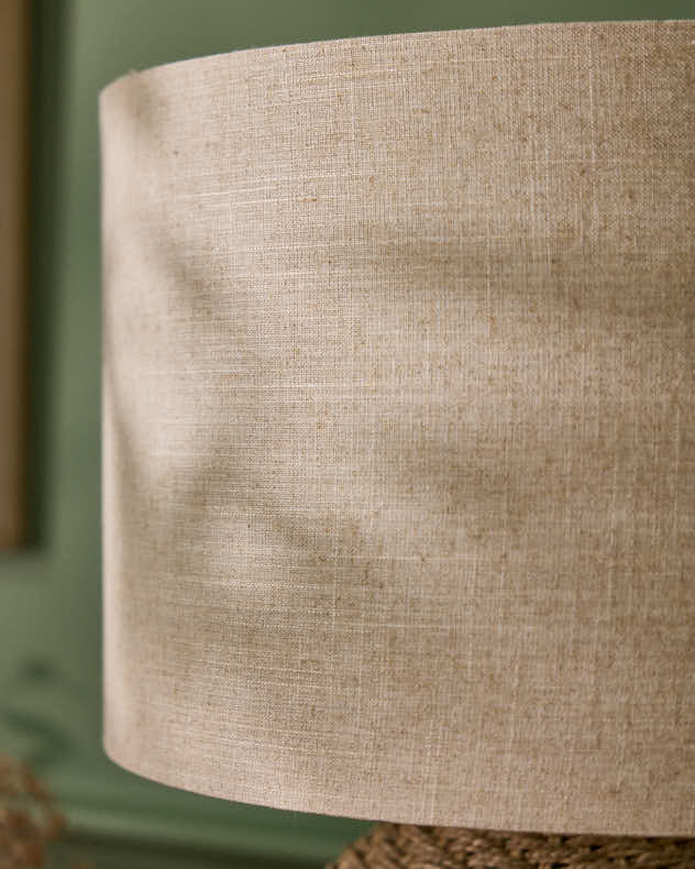 Rattan Orb Bedside Table Lamp