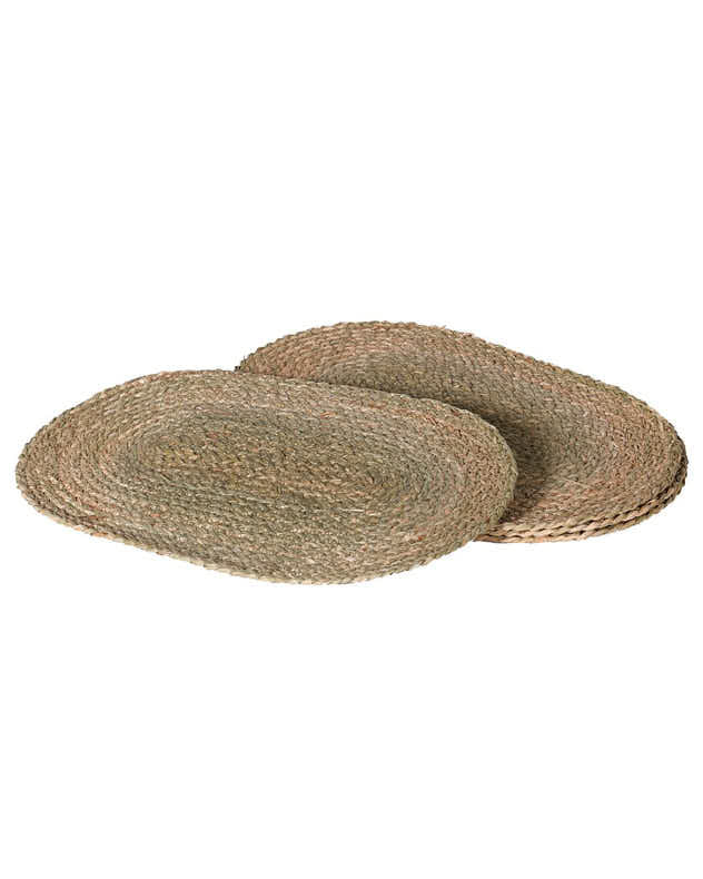 Set of 4 Oval Seagrass Placemats