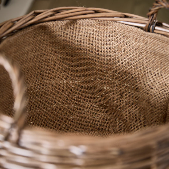 Set of 2 Delphi Wicker Log Baskets Baskets
