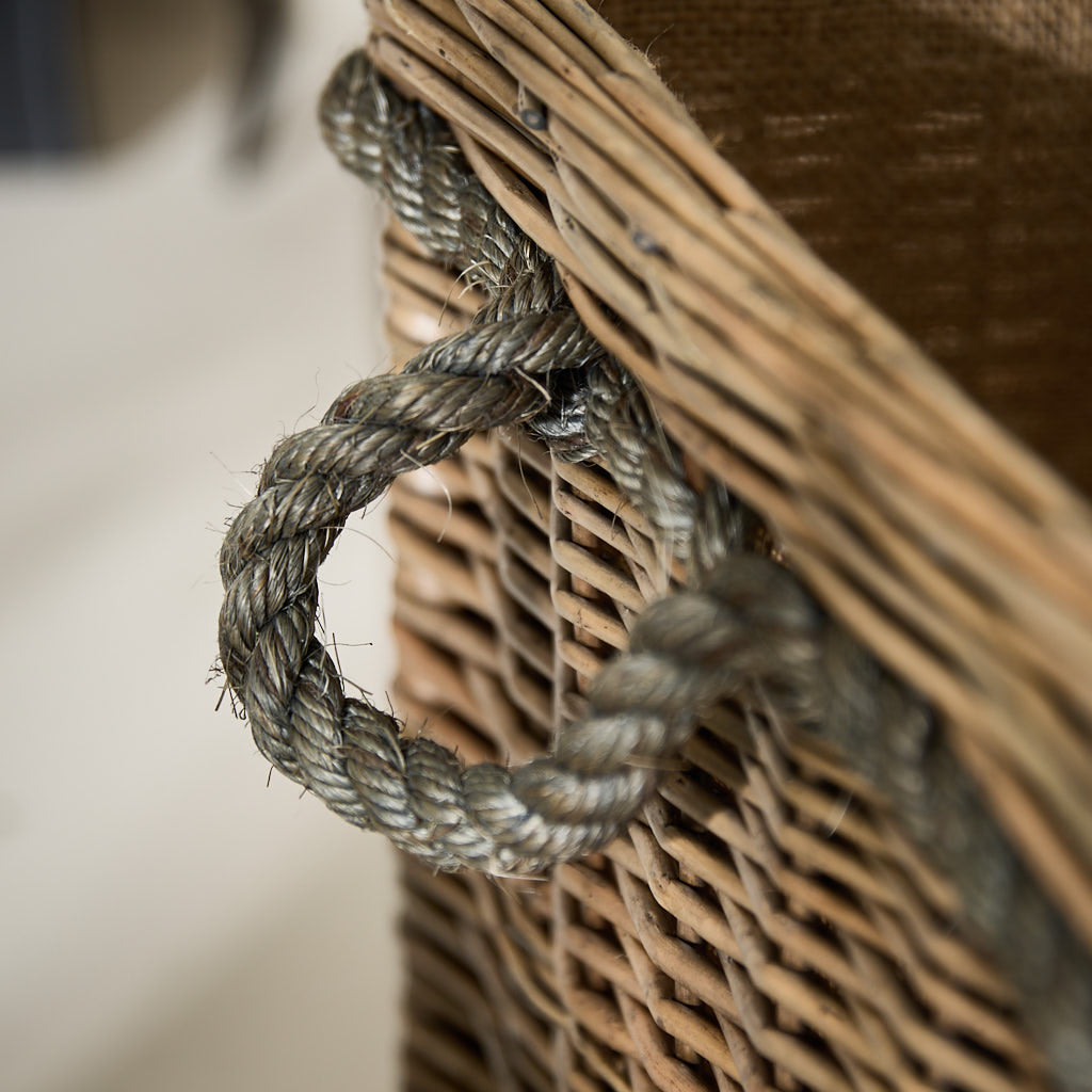 Set of 2 Rectangular Log Baskets