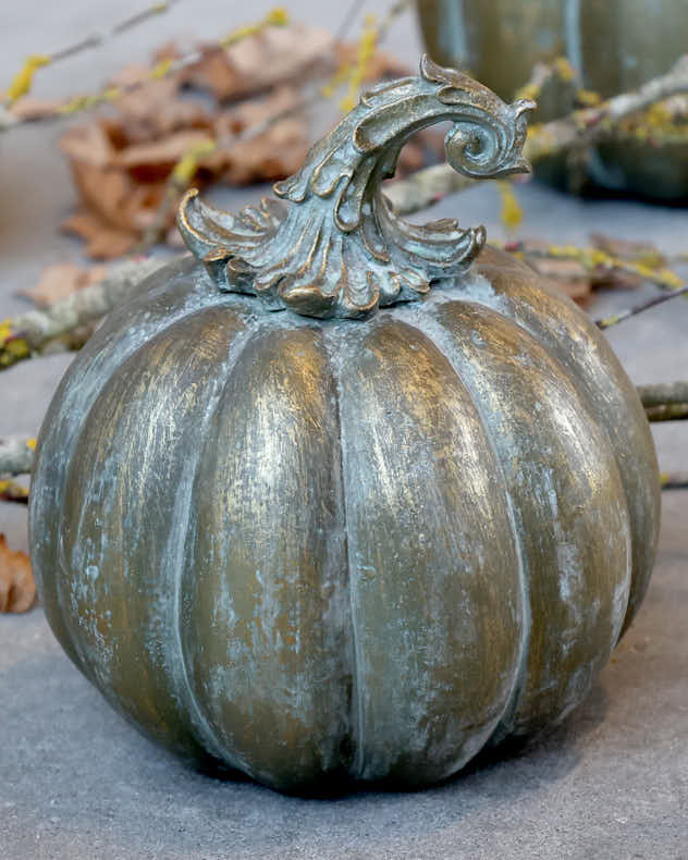 Golden Pumpkin Decoration