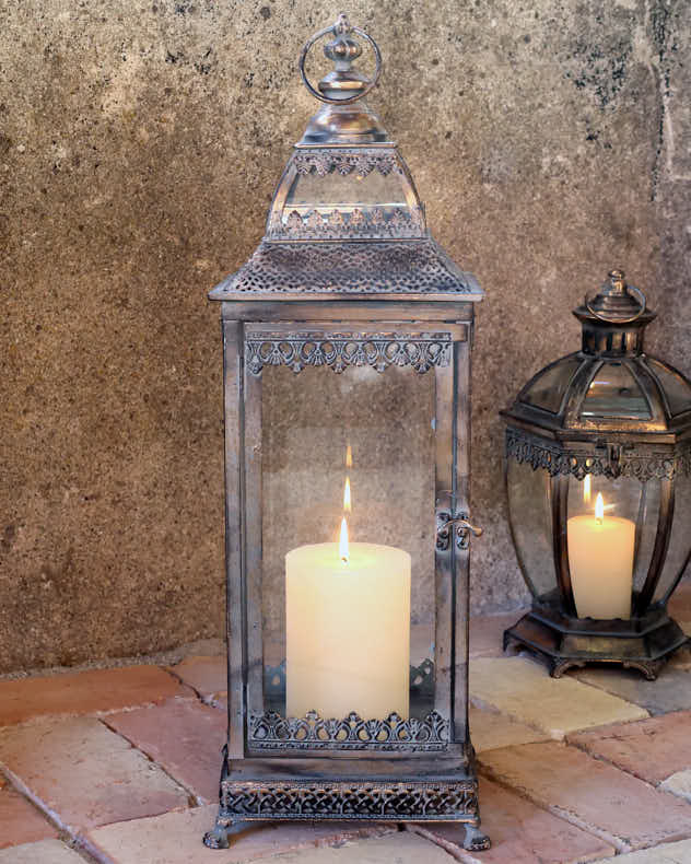 Belcombe Gold Distressed Lantern
