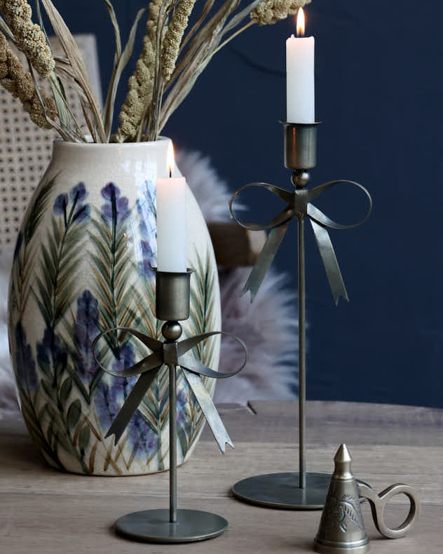Iron Bow Candlestick