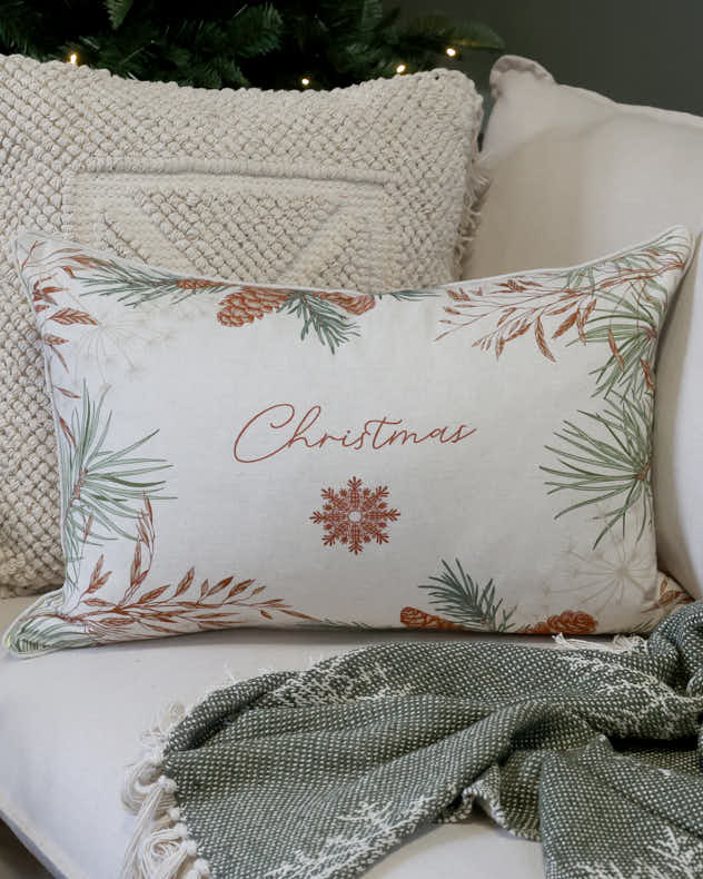 Pinewood Plush Christmas Cushion