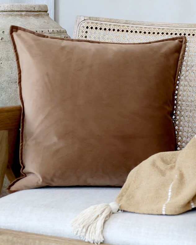 Rich Caramel Soft Cushion