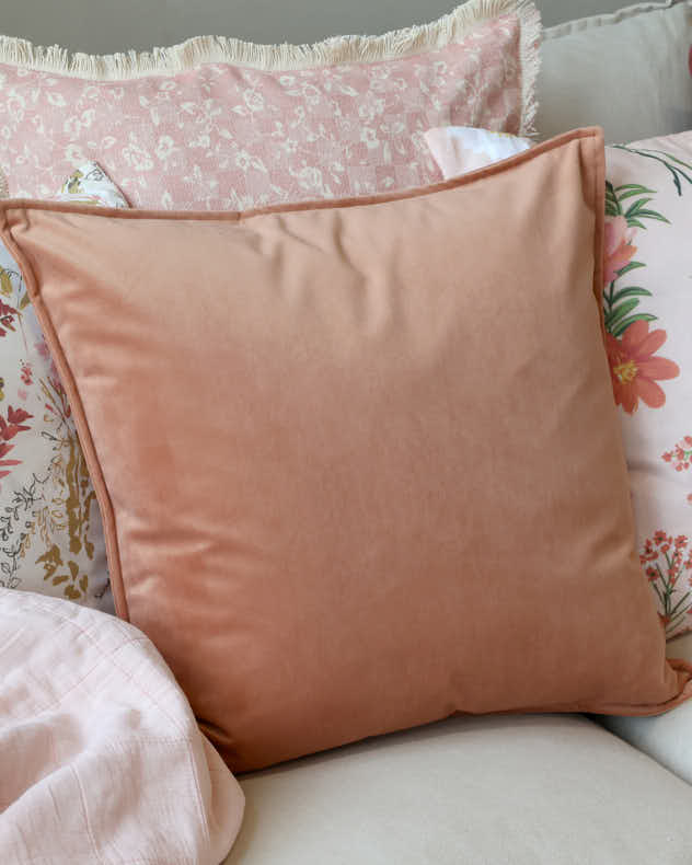 Coral Sunset Soft Cushion