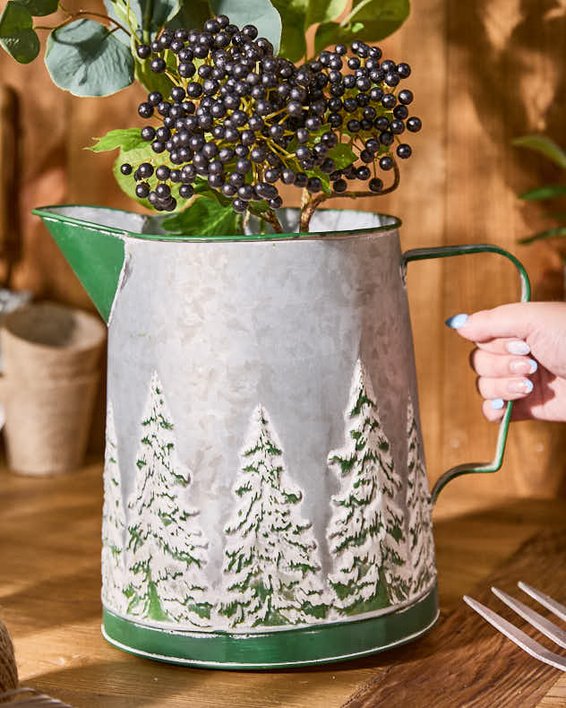 Jug Vase - Winter Forest Pitcher Jug