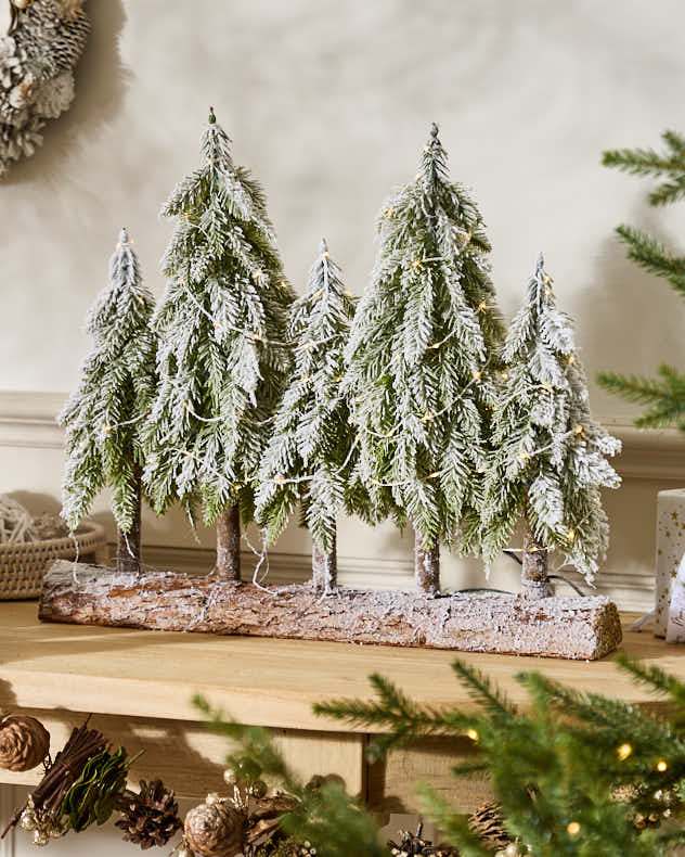 LED Christmas Forest Scene