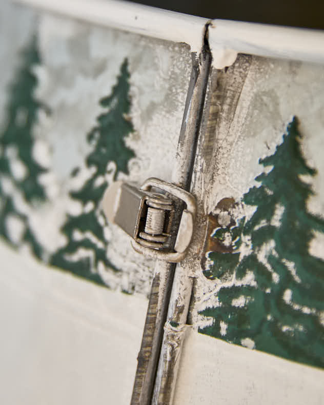 Tree Skirts - Merry Christmas Metal Tree Skirt