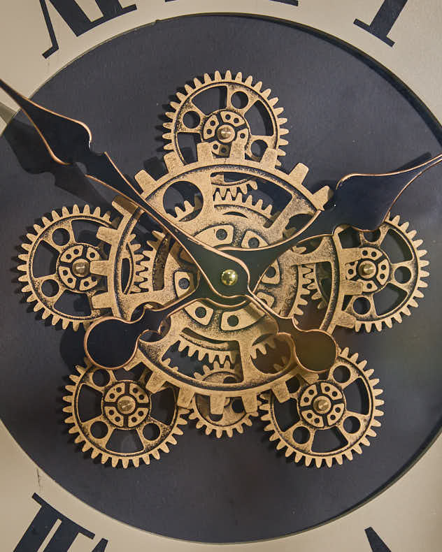 Vintage Wood Mechanical Wall Clock