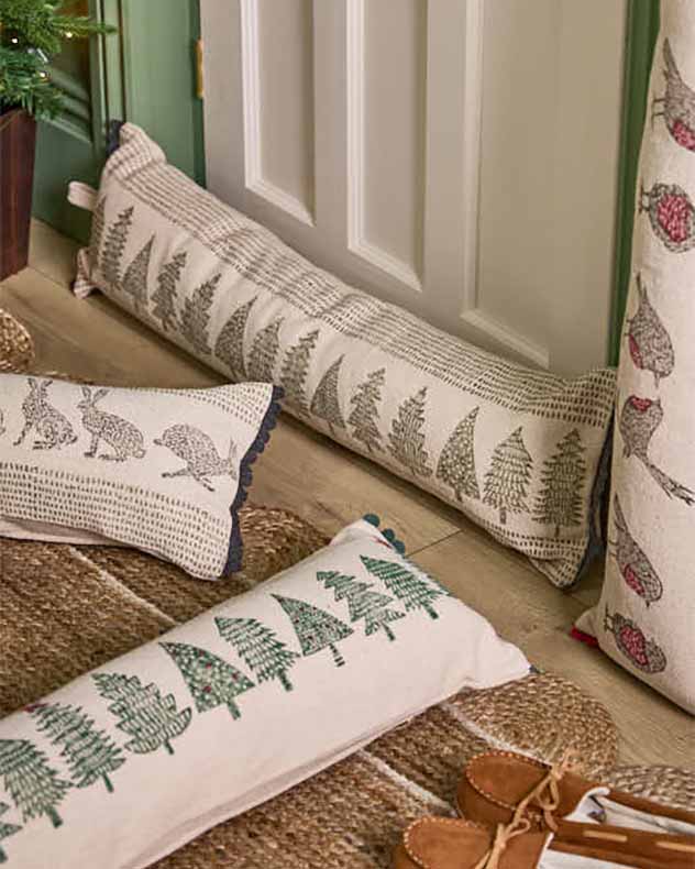 Collection de boudins de porte de Noël