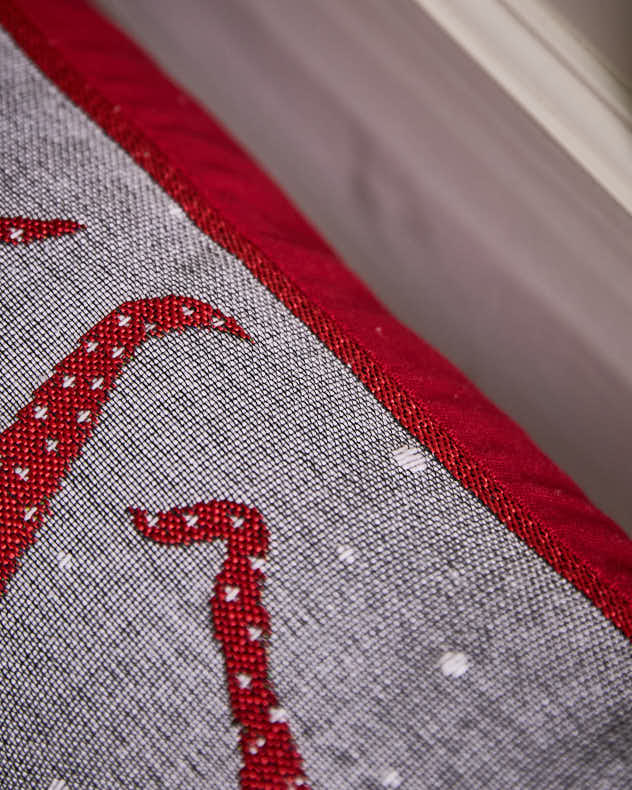 Festlicher Gonks-Zugluftstopper