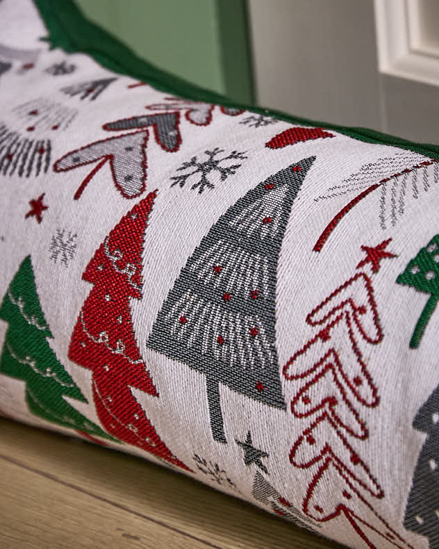 Zugluftstopper mit Baummuster