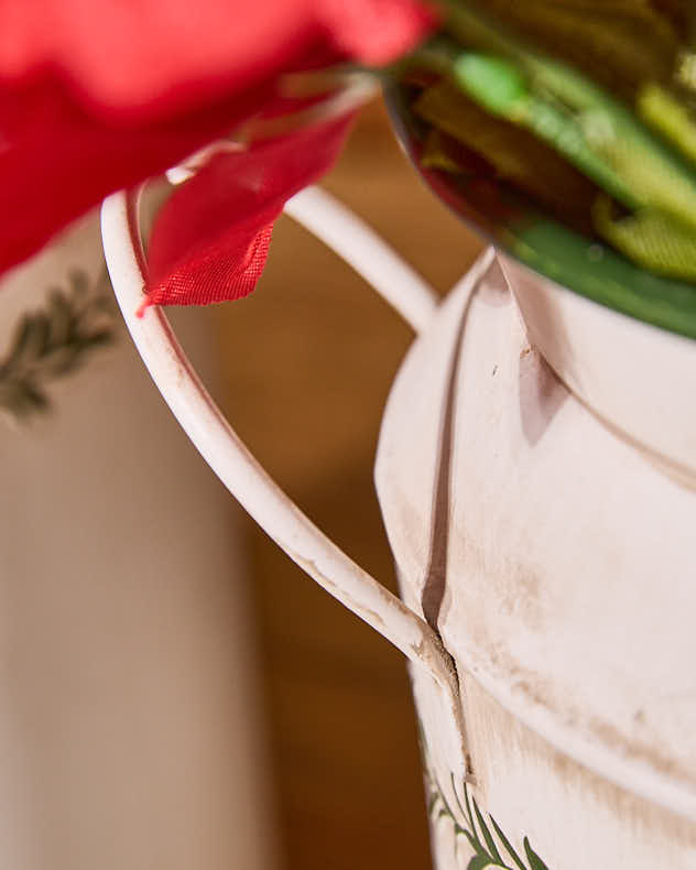 Festive Milk Churn Vase