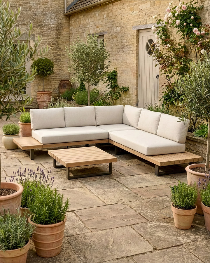 Glenwood Corner Sofa Set - Beige
