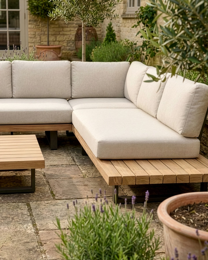 Glenwood Corner Sofa Set - Beige